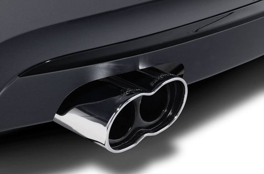 BMW F30 F31 pre-LCI Twin Outlet Chrome Tailpipe AC Schnitzer 1814230130