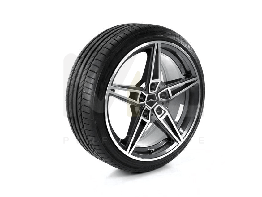 BMW X2 F39 AC Schnitzer AC1 Alloy Wheels 20 Inch - Metallic Black/Polished - Set of 4, Part No 36112304527