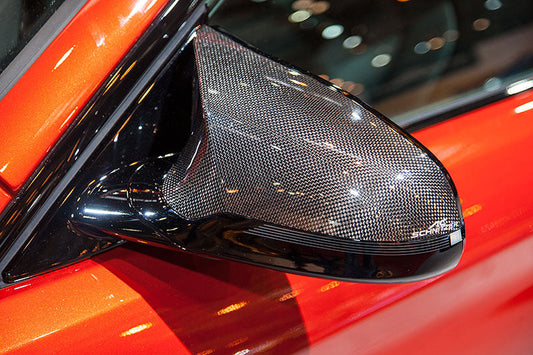 F80 F82 F83 BMW M3 M4 Carbon Mirror Covers - AC Schnitzer Pre-Preg, PN 5116282310
