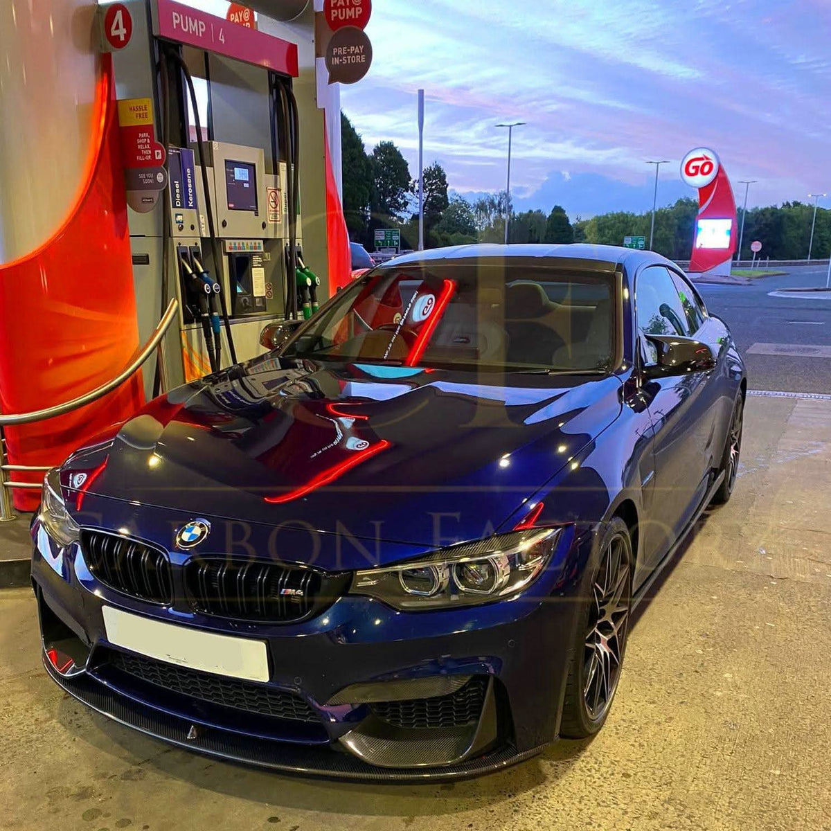 BMW F82 F83 M4 2014-2020 Carbon Fibre Side Skirt Extensions
