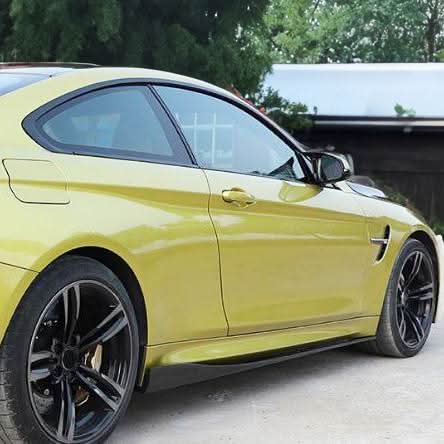 BMW F82 F83 M4 2014-2020 Carbon Fibre Side Skirt Extensions