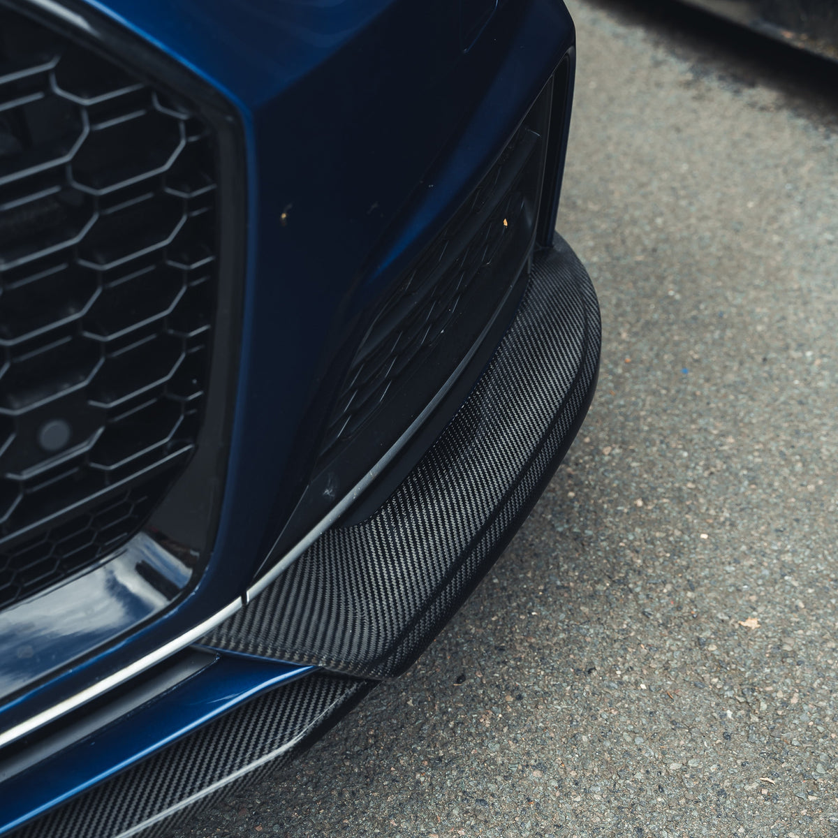 Audi A5 S5 B9 carbon fibre front splitter