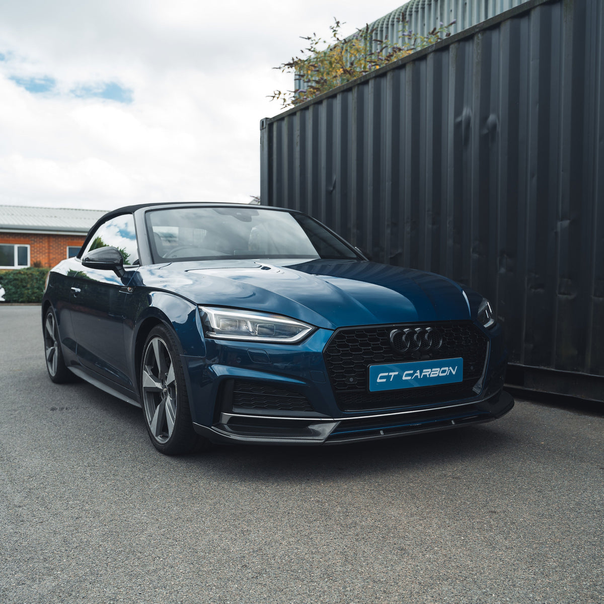 Audi A5 S5 B9 carbon fibre front splitter