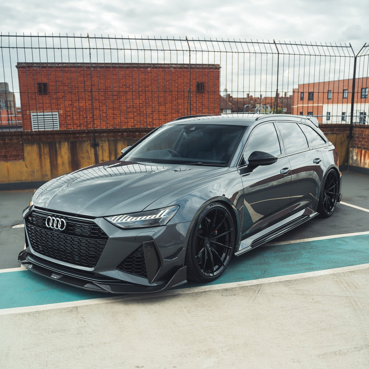 Audi RS6 C8 RS7 C8 Carbon Fibre Front Bumper Vent Trim CT-CF-VT-RS6C8