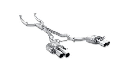 BMW F12 F13 M6 Titanium Cat-Back Exhaust | Akrapovic ME-BM/T/5