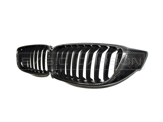 F32 F33 F36 F80 F82 F83 BMW Carbon Kidney Grille BC99963 Single Slat or BC99962 Dual Slat