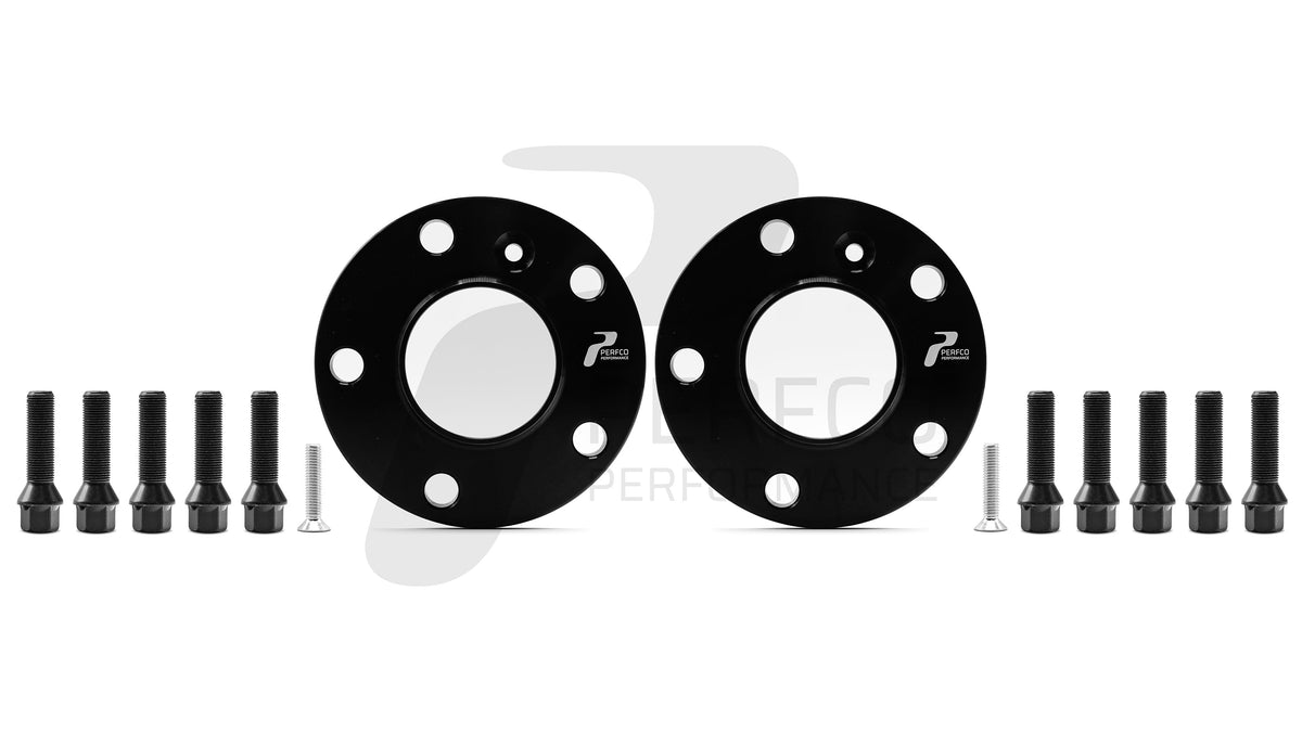 BMW F32 F33 F36 5x120 wheel spacers 72.5 CB, Perfco hubcentric pair with bolts