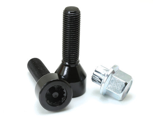 BMW F Chassis & Mini Cooper locking wheel bolts 14x1.25 / 12x1.5, pair with key