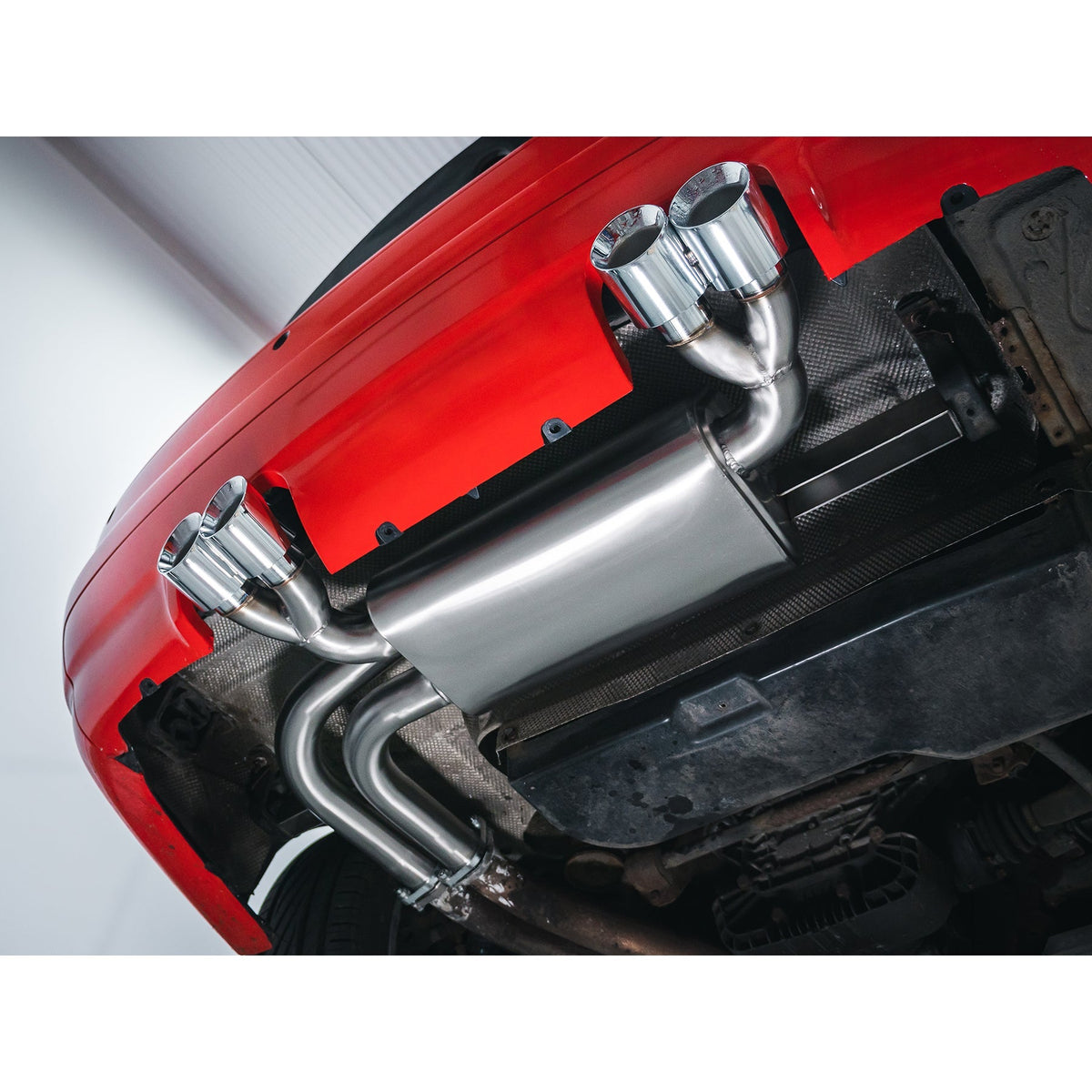 BMW M3 E46 S54 rear exhaust upgrade, BM22
