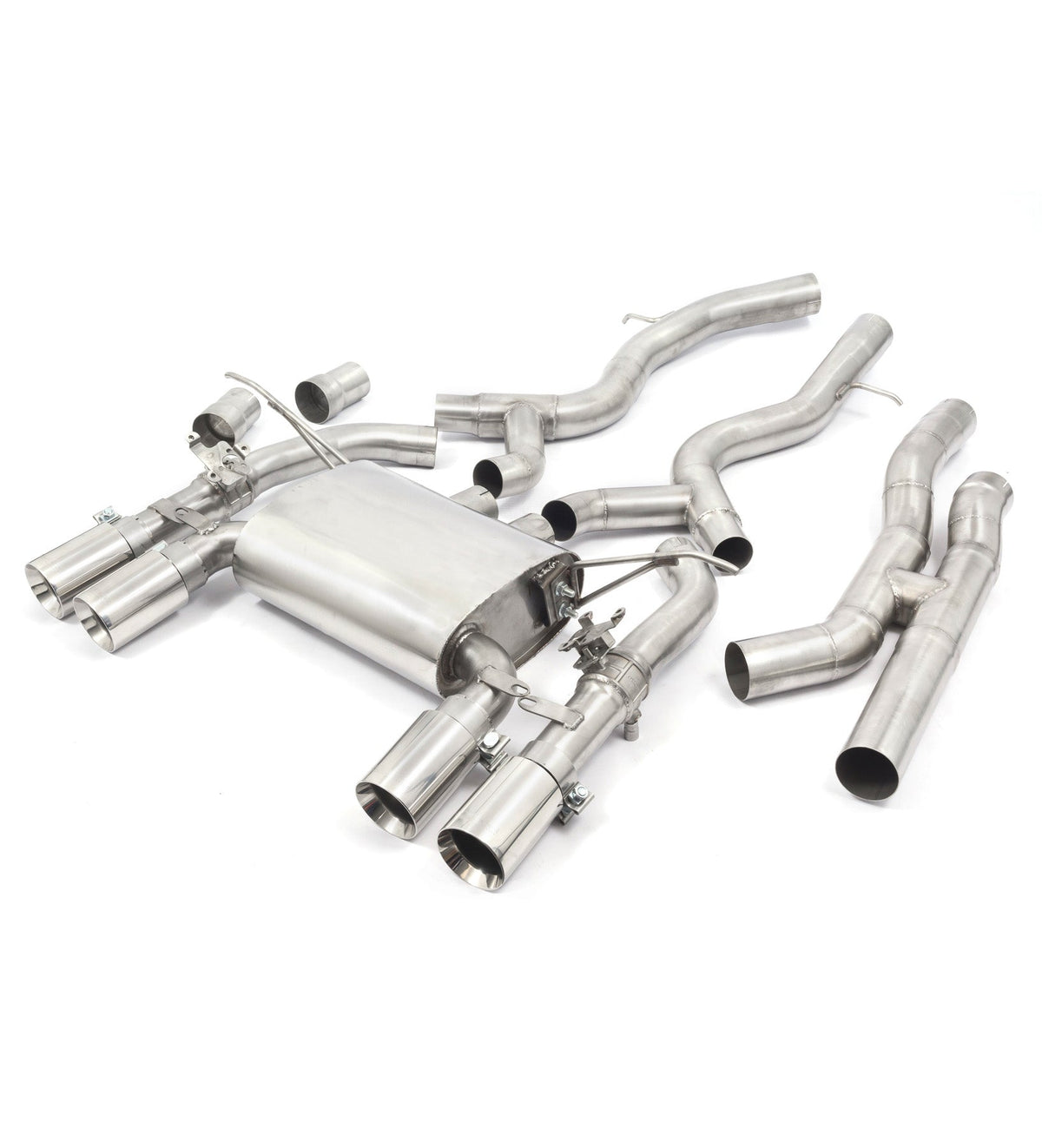BMW M4 F82 Coupe 3" Valved Secondary Cat Back Exhaust