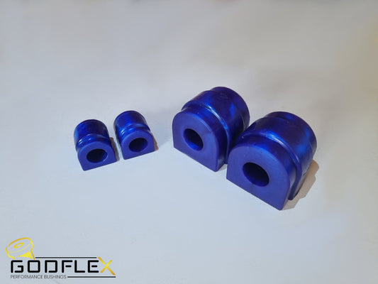 BMW E46 24mm Front & 18mm Rear Anti-Roll Bar Bushes - Polyurethane