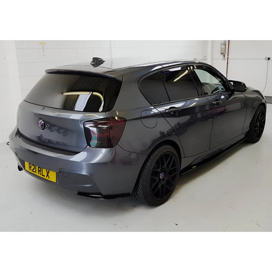 BMW 1 Series F20/F21 Pre-LCI Side Skirts, Gloss Black ABS