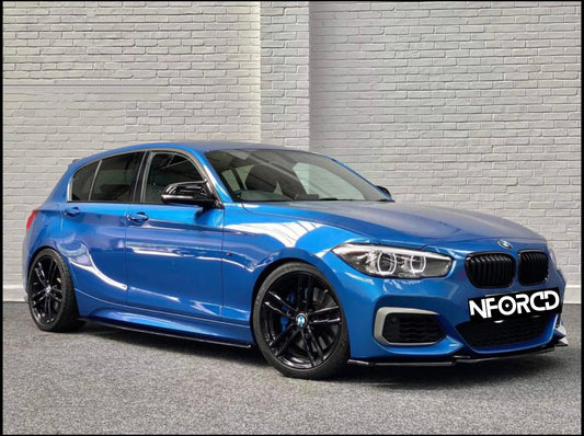F20 F21 BMW 1 Series Side Skirts Gloss Black ABS - KSB-SS-F20