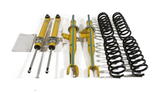 BMW F10 F18 Non-EDC Suspension Kit - Bilstein B12 Pro-Kit + Eibach Springs, 30mm Drop (46-195104 / 46-195142)