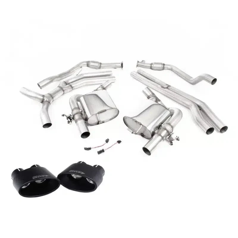 Audi RS5 B9.5 2.9L V6 Turbo non-resonated cat-back exhaust