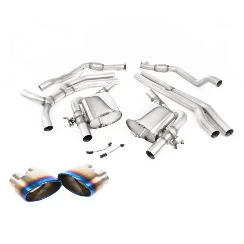 Audi RS5 B9.5 2.9L V6 Turbo non-resonated cat-back exhaust