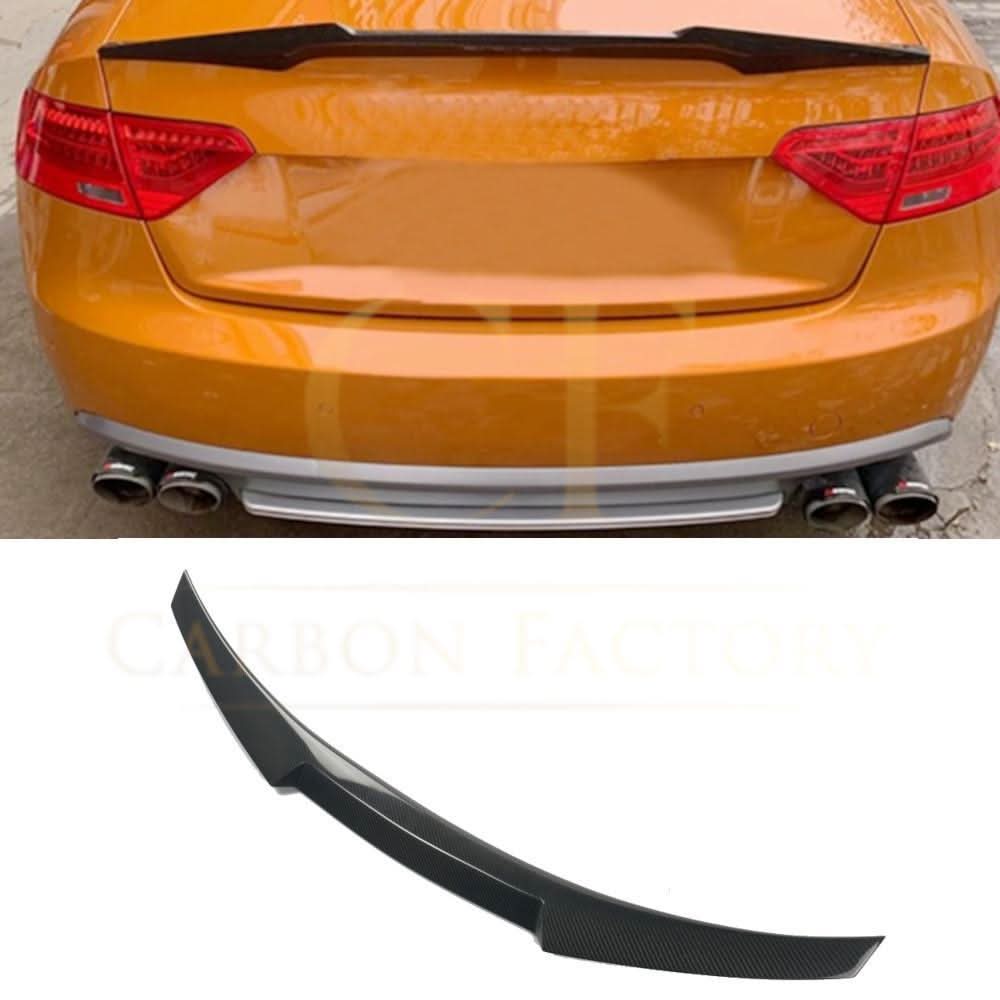 Audi A5 8T Boot Spoiler Carbon Fibre Look, Part Number 8T0807423