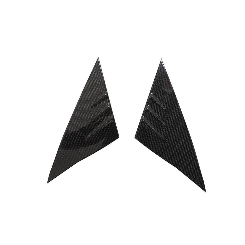 Tesla Model 3 2016-2020 A Pillar Window Covers, Carbon Fibre