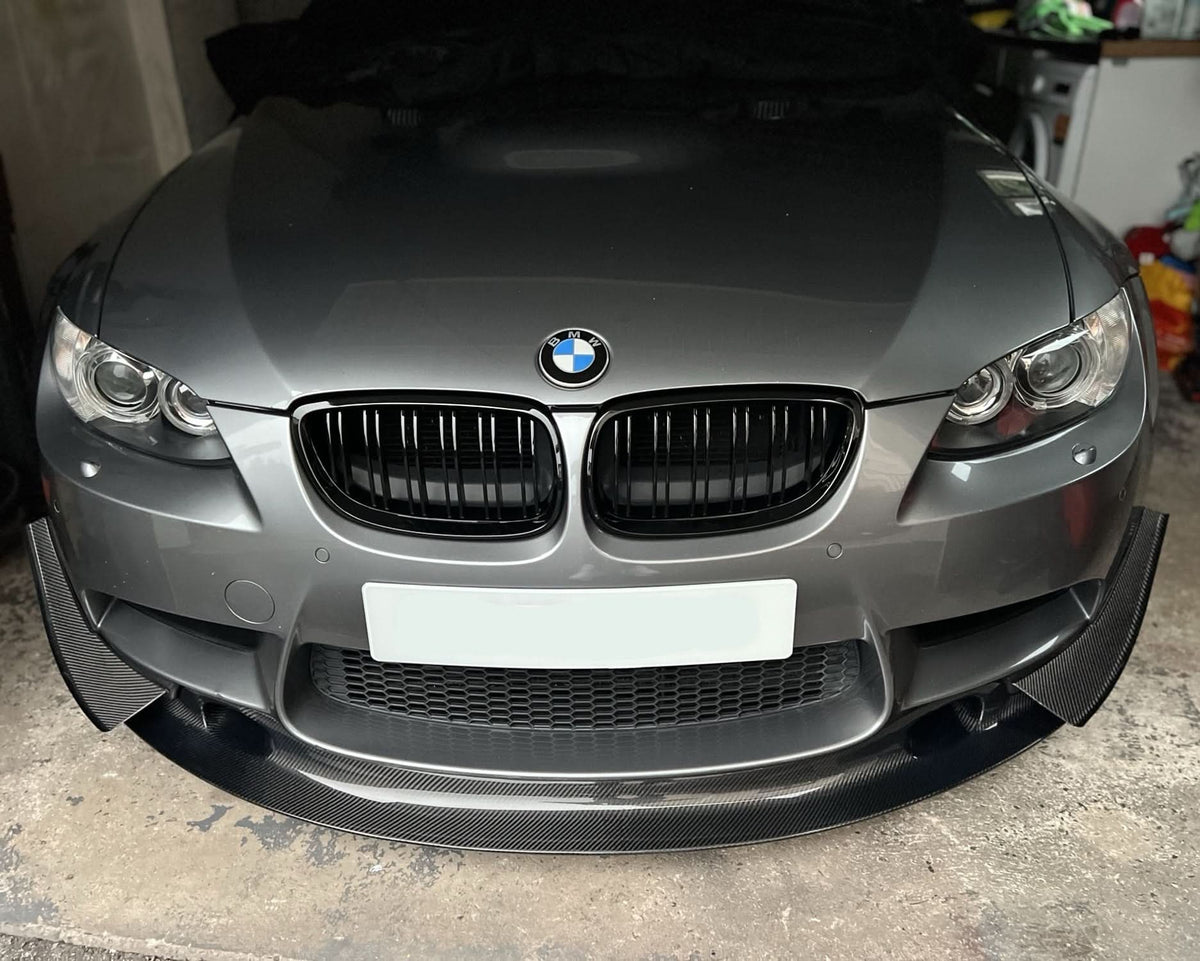 BMW E90 E92 E93 M3 (2007-13) Carbon Fibre Front Bumper Canards, 2 pcs