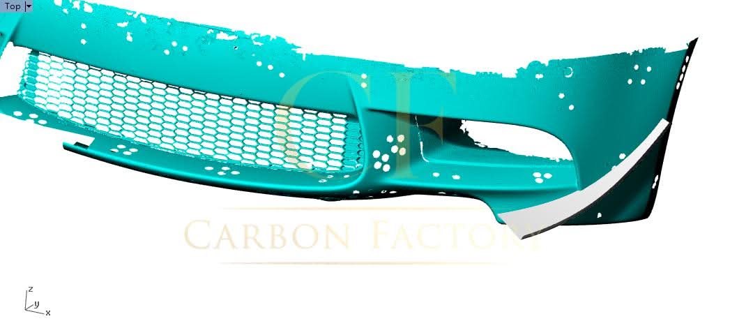 BMW E90 E92 E93 M3 (2007-13) Carbon Fibre Front Bumper Canards, 2 pcs
