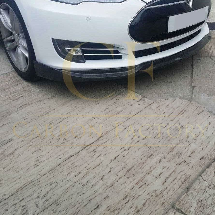 Tesla Model S P85 (2014-2015) carbon front splitter