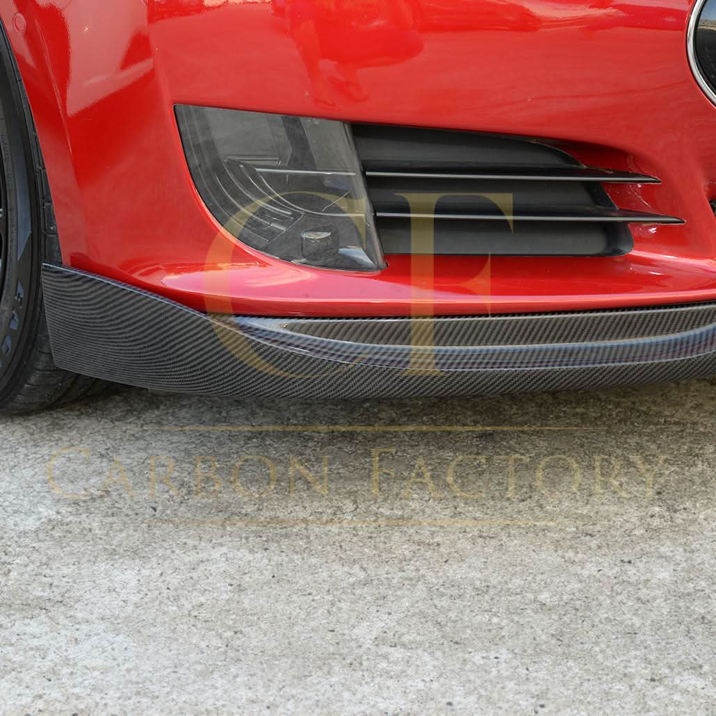 Tesla Model S P85 (2014-2015) carbon front splitter