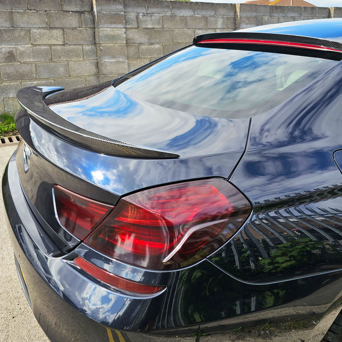 BMW 6 Series F06 F12 F13 roof spoiler, carbon fibre