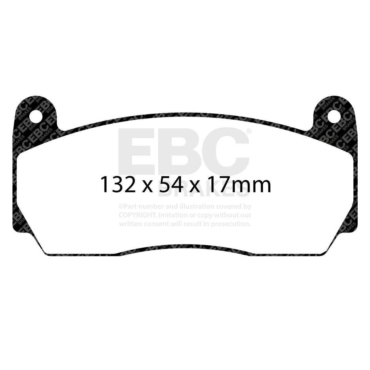 EBC RP-X Track Brake Pads DP8002/2RPX for Fast Road & Track Day Use