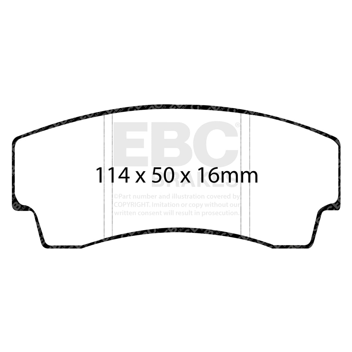 EBC RP-1 Track Brake Pads DP8008RP1 - Best Aftermarket Race Pads, Top Value Upgrade, Buy Online Today