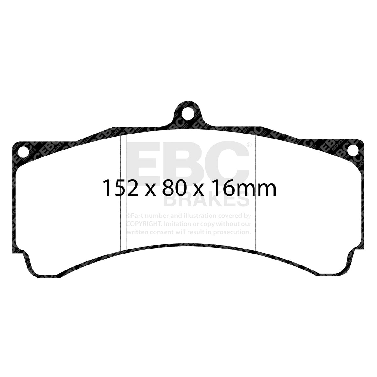 EBC RP-X Track Brake Pads DP8032RPX for UK Track Days