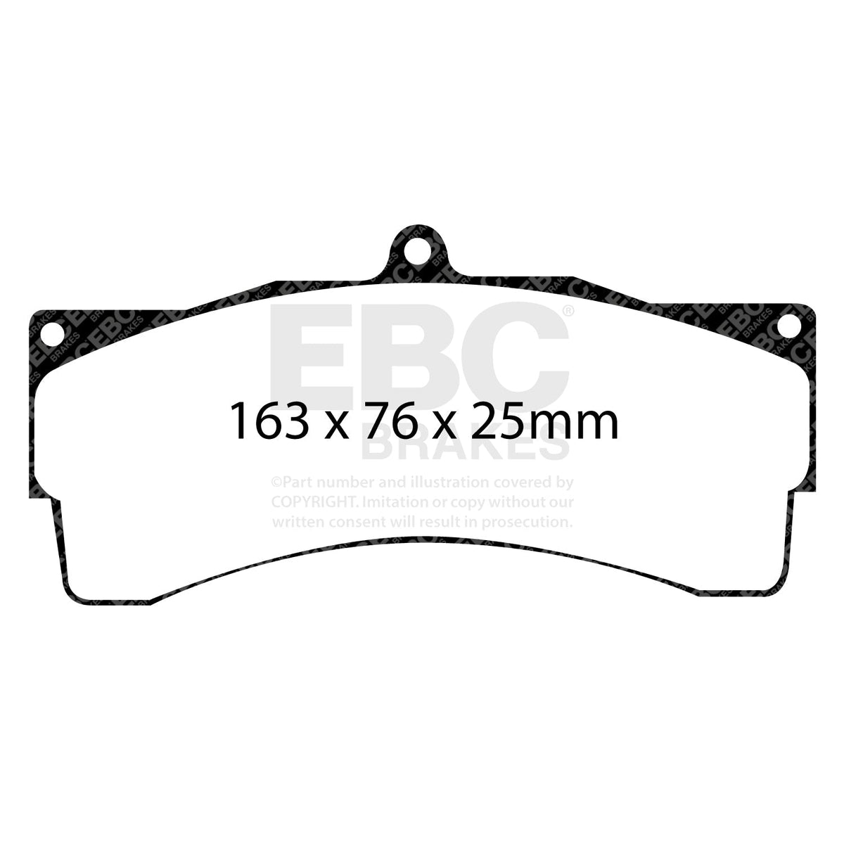 EBC RP-1 Track Brake Pads DP8033RP1 for Track Day & Fast Road Use