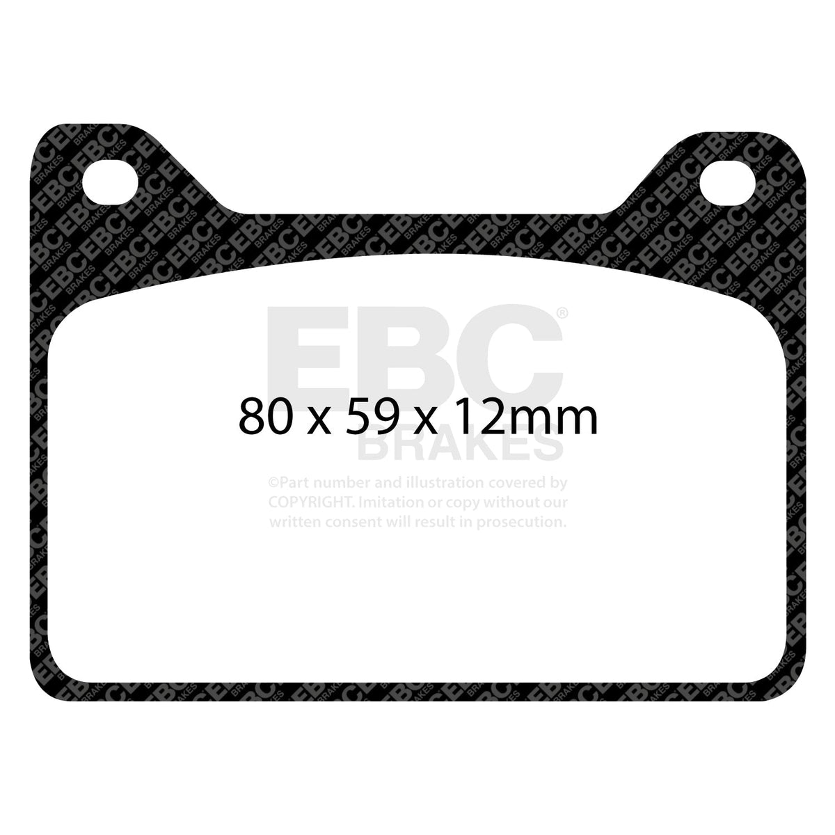 EBC RP-1 Track Brake Pads DP8057RP1 - Best Aftermarket Race Pads, Top Value Upgrade, Buy Online Today
