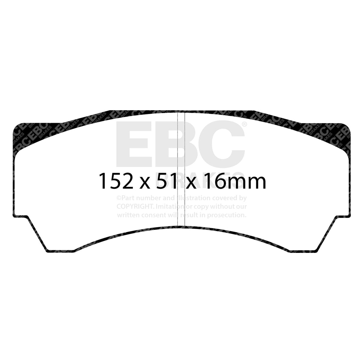 EBC RP-1 Racing Brake Pads DP8063RP1 for Track Day & Fast Road Use