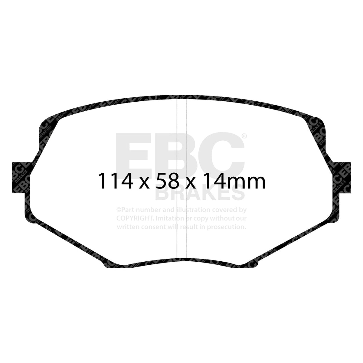 EBC Racing RP-X Track Brake Pads DP81002RPX
