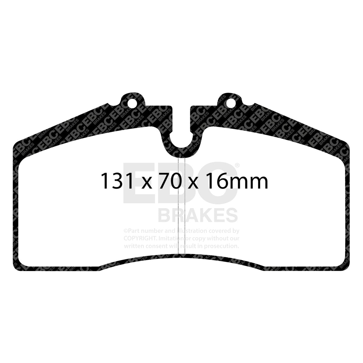 EBC Redstuff 3000 Brake Pads DP31014C - Fast Road & Track Day