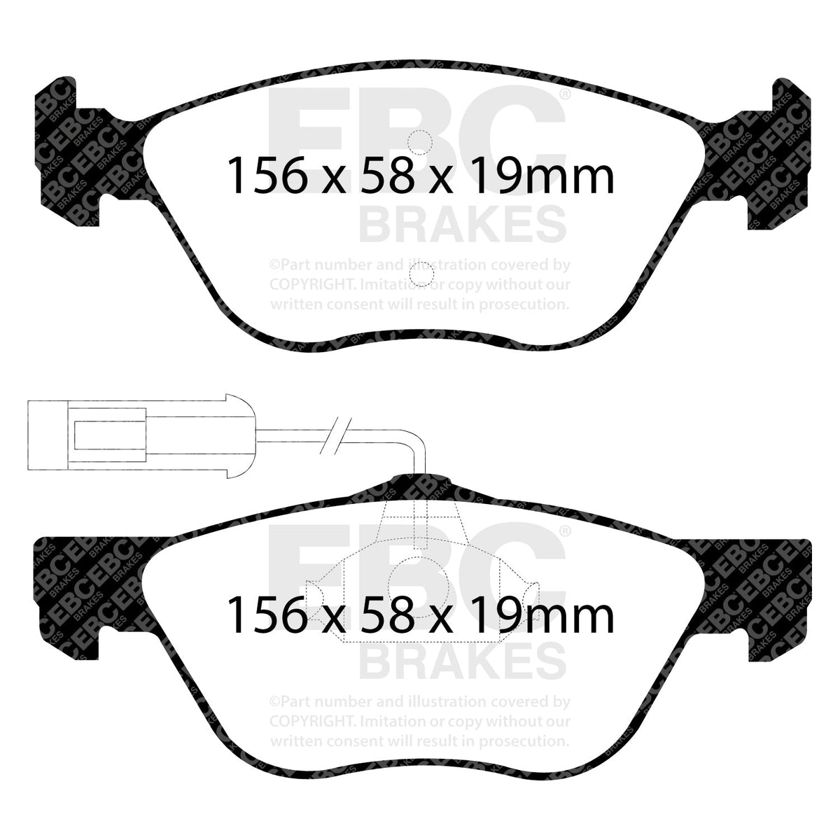 EBC Greenstuff 2000 DP21061 Brake Pads - Fast Road & Track Day