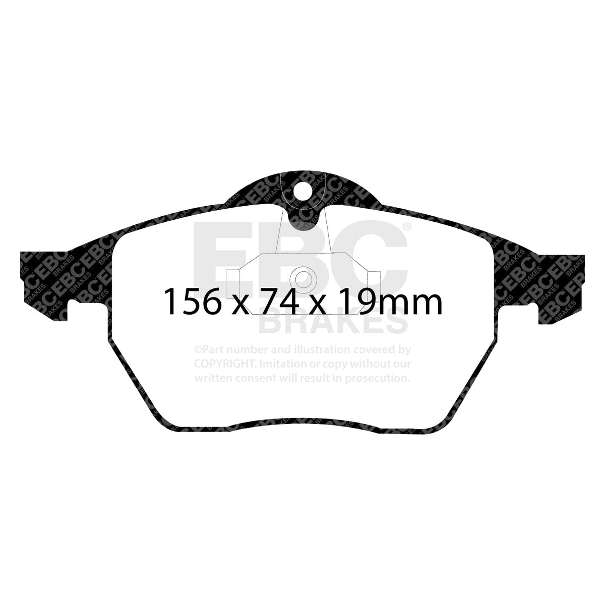 EBC PD12KF221 Brake Kit for VW Passat B6 2.0 TDI