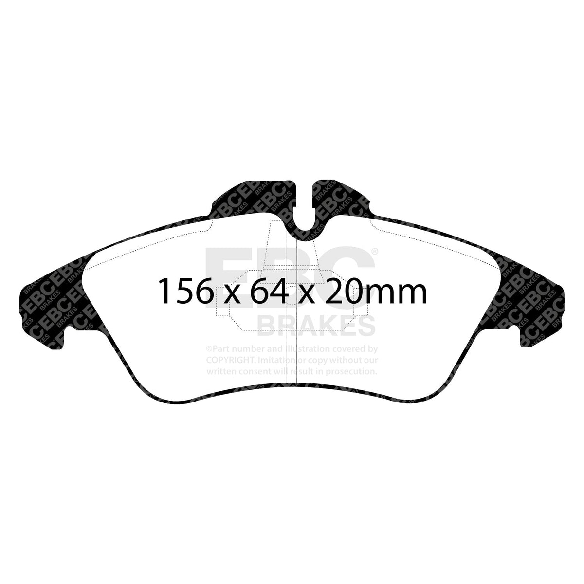 EBC Ultimax2 Pads & Plain Discs Kit PD40K2084 for VW Passat B6