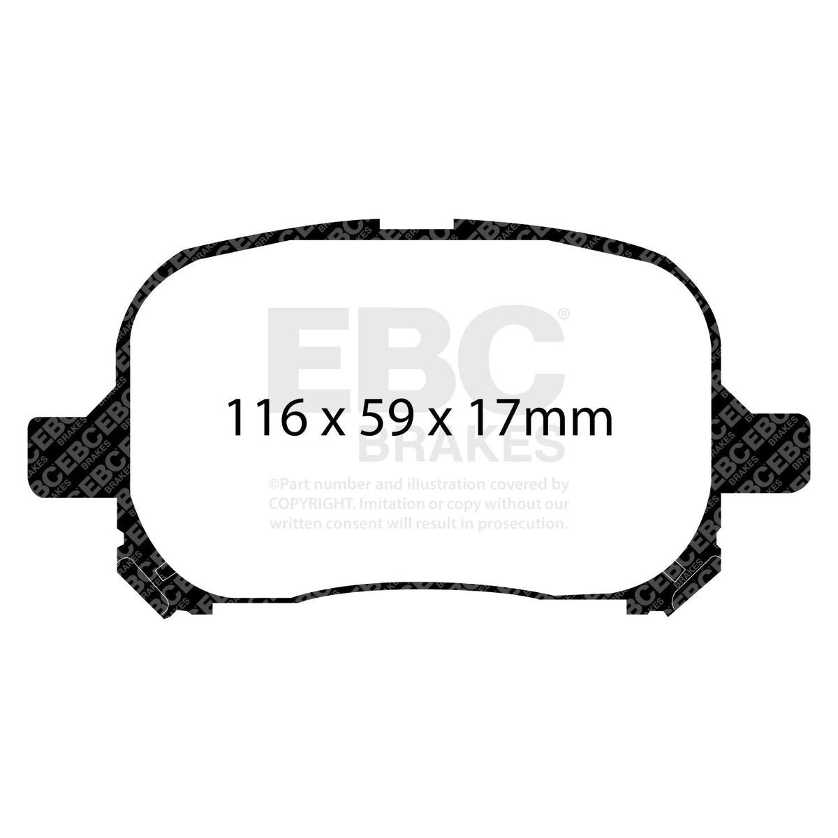 EBC Greenstuff 2000 DP21133 Brake Pads - Fast Road & Track Day