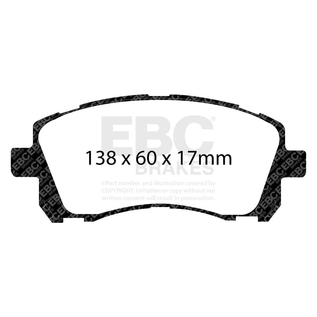 EBC Bluestuff NDX Trackday Brake Pads DP51134NDX Upgrade for UK Track Days