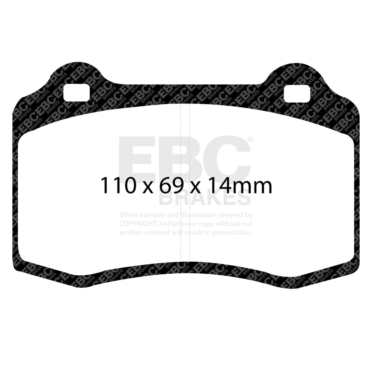 EBC Brakes Pad and Disc Kit PD04KF191 for UK Fitment