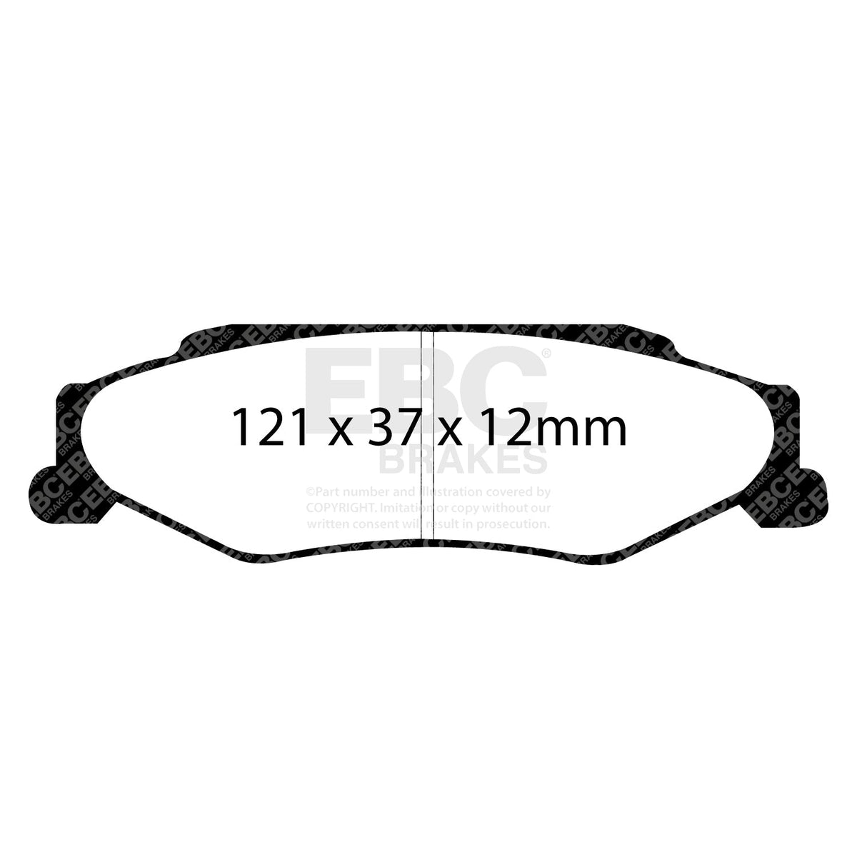 EBC RP-1 Track and Race Brake Pads DP81160RP1 - Stage 2 & Track Day