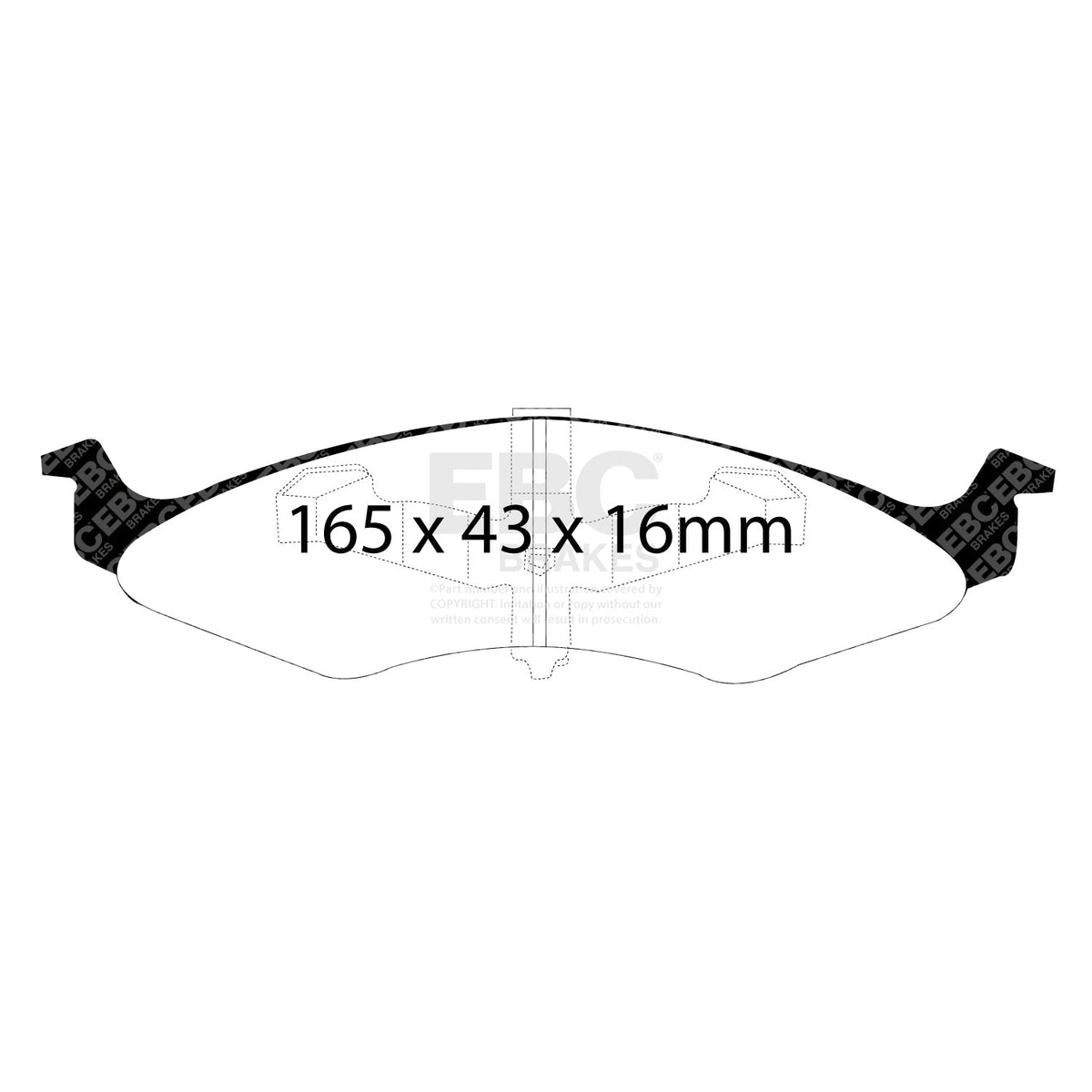 Brake Pads UK | EBC Greenstuff 2000 DP21202