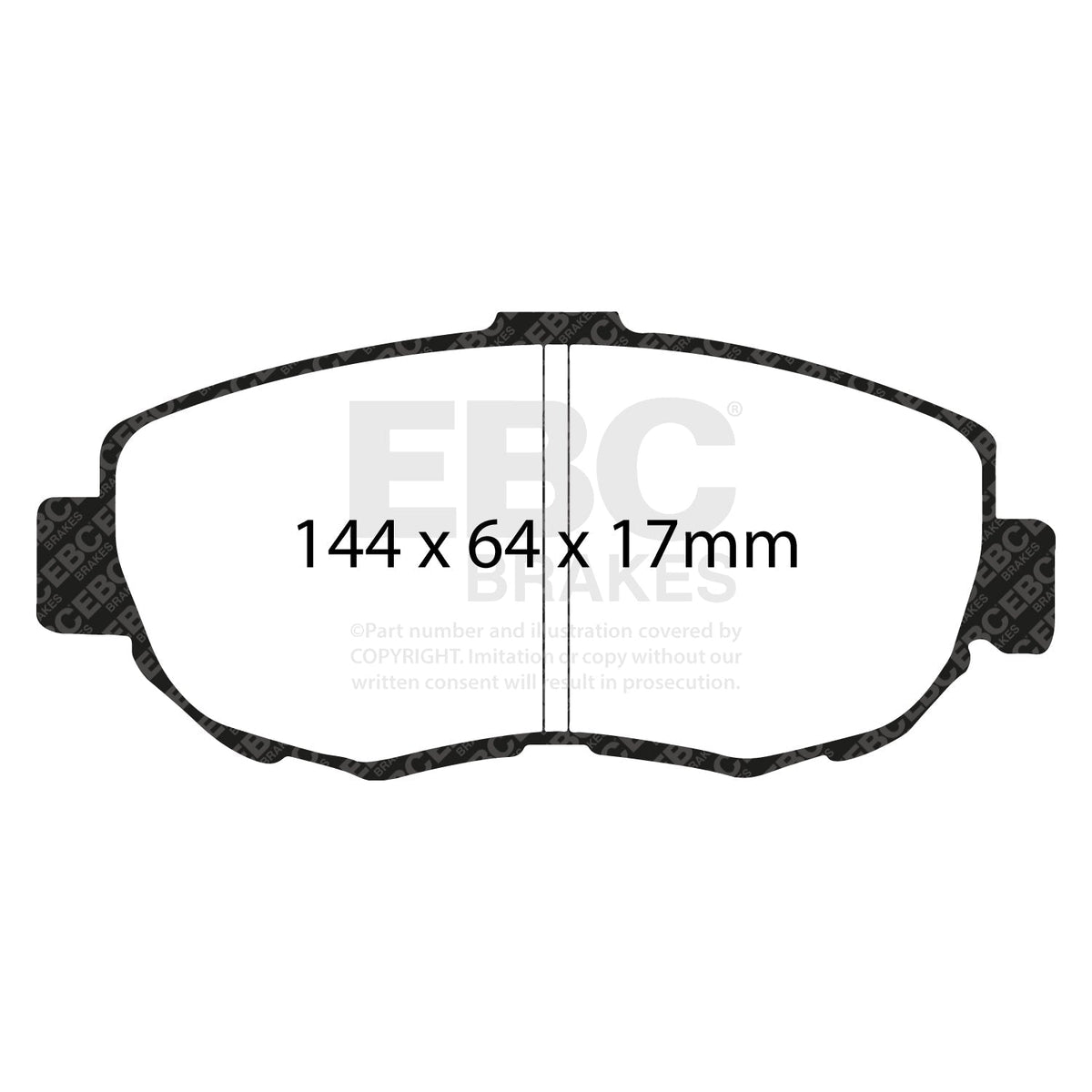 EBC Redstuff 3000 DP31223C Brake Pads - Fast Road & Track Day
