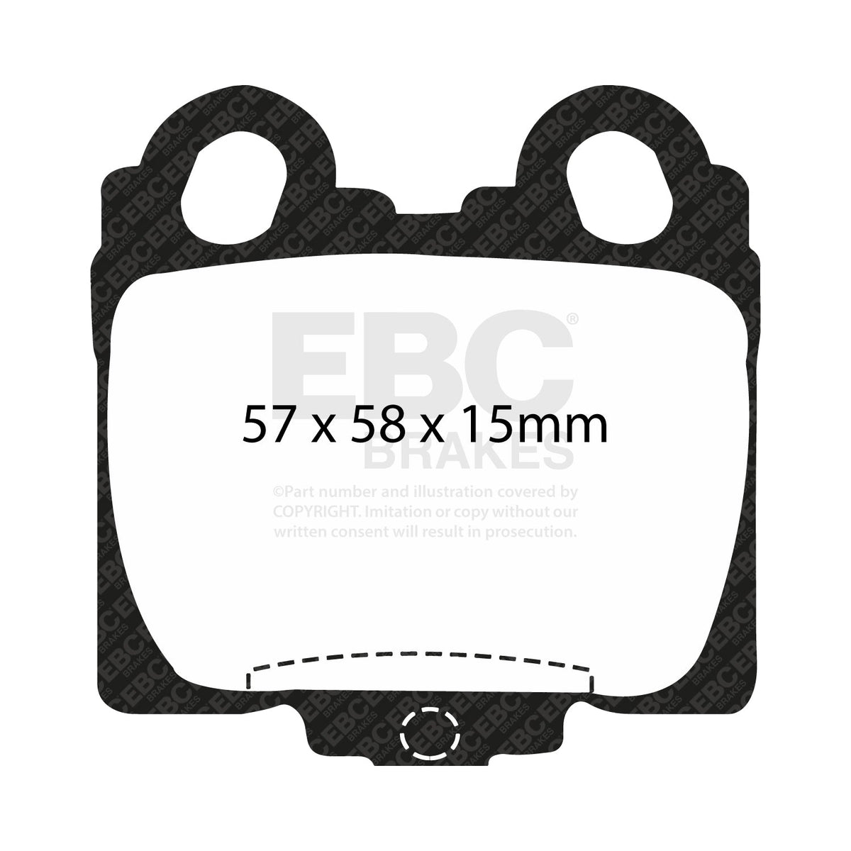 EBC Brakes Pad and Disc Kit PD12KR133 for UK Fitment
