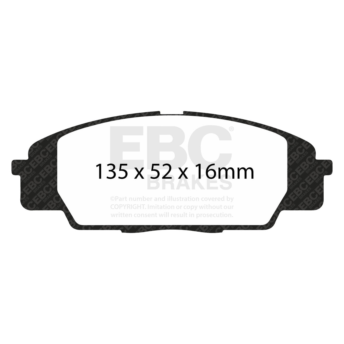 EBC RP-1 Track Brake Pads DP81254RP1 for Fast Road & Track Day Use