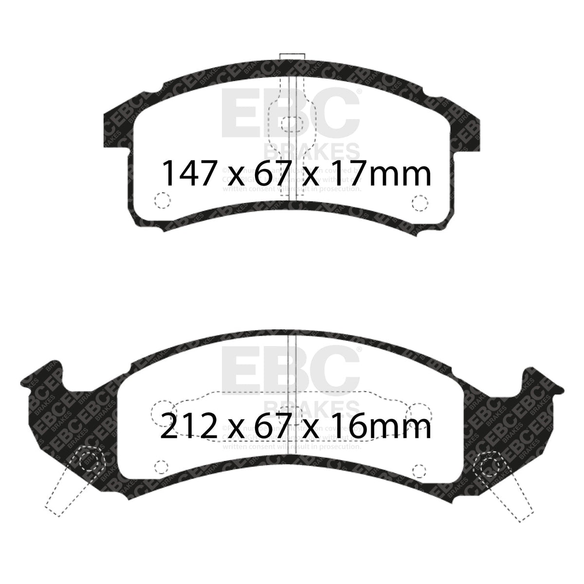 Best Aftermarket Brake Pads UK | EBC Redstuff 3000 Series DP31271C - Top Value Upgrade, Buy Online Today