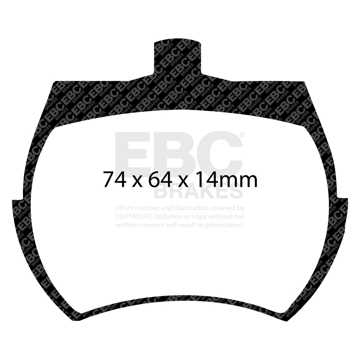 Brake Pad and Disc Kit UK - EBC PD14KF303 Bluestuff NDX & GD Turbogroove
