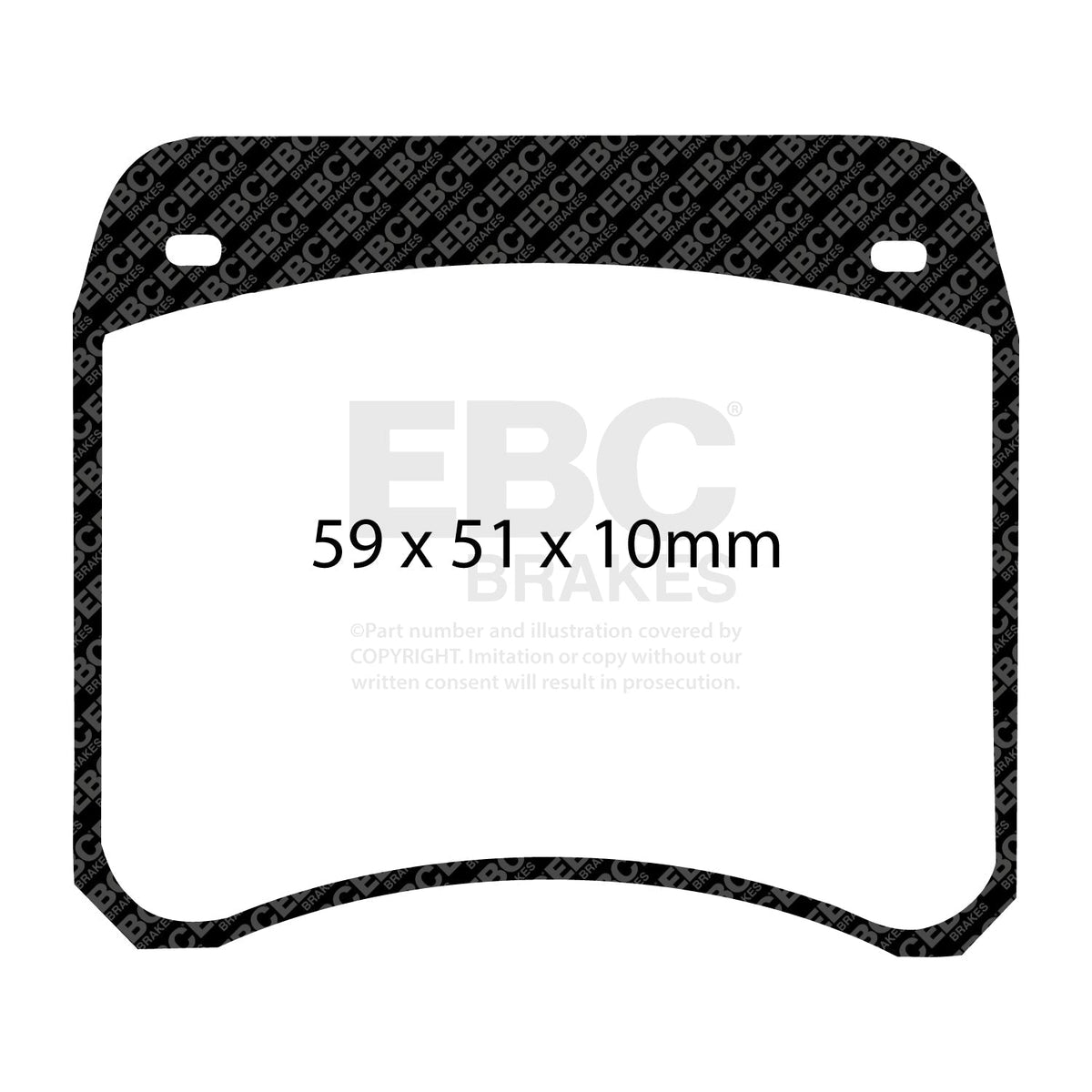 EBC Orangestuff 9000 DP9128 Race Brake Pads - Track Day & Fast Road Use