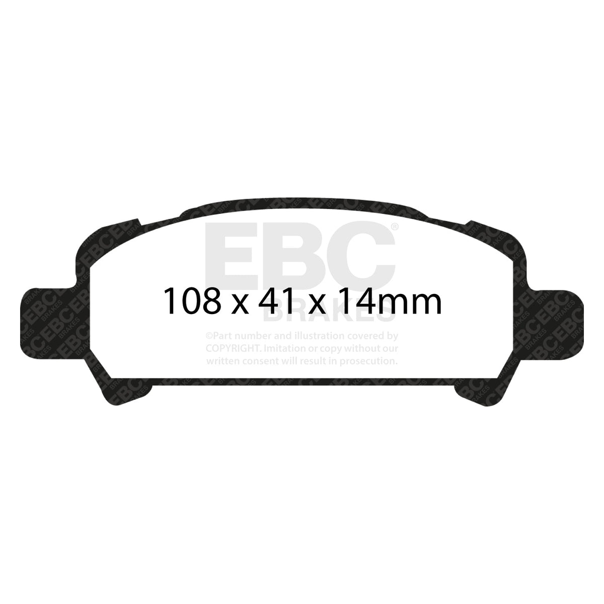 EBC RP-1 Rear Brake Pads DP81293RP1 for Track Day & Fast Road Use